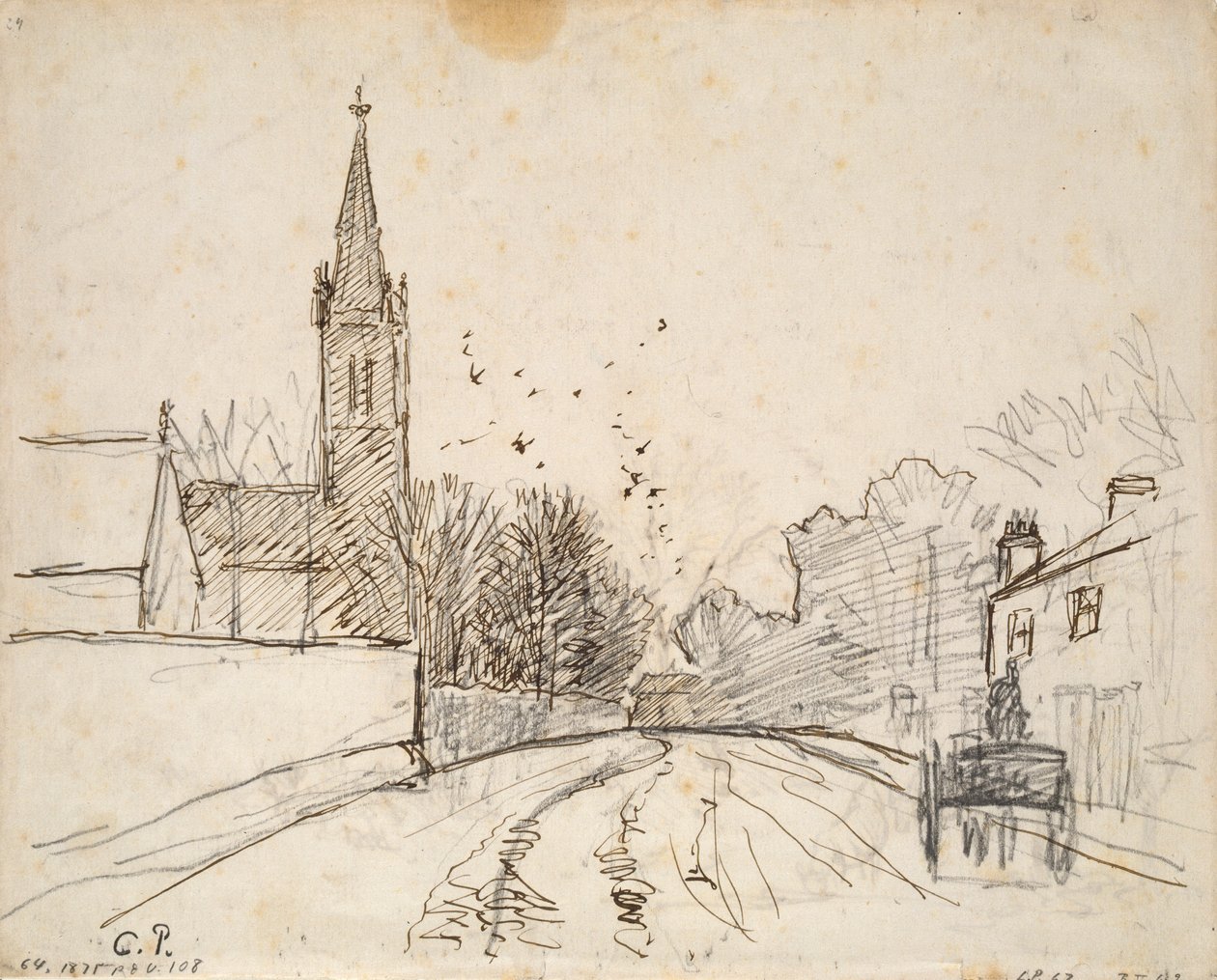 Étude de Upper Norwood, Londres, avec l