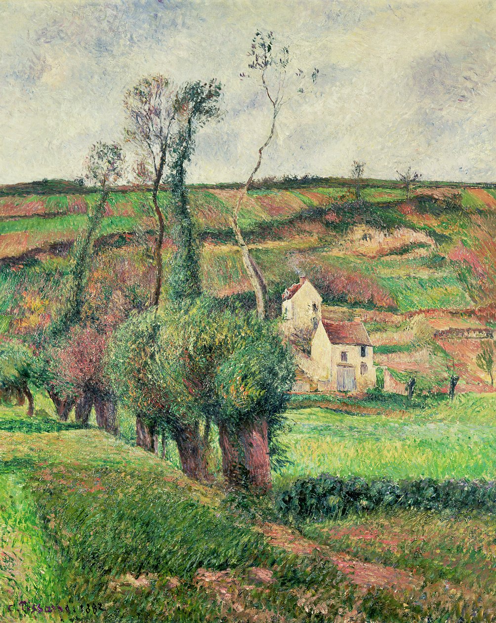 Les pentes de choux, Pontoise - Camille Jacob Pissarro