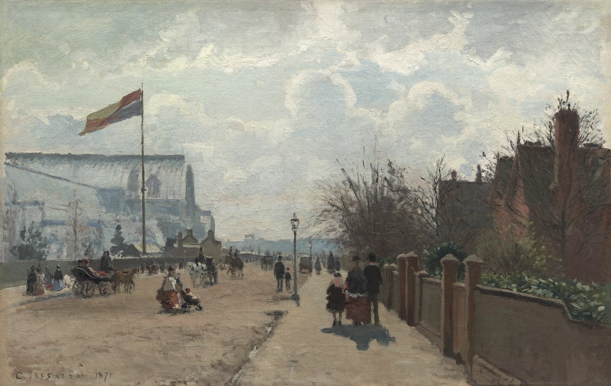 Le Palais de Cristal - Camille Pissarro