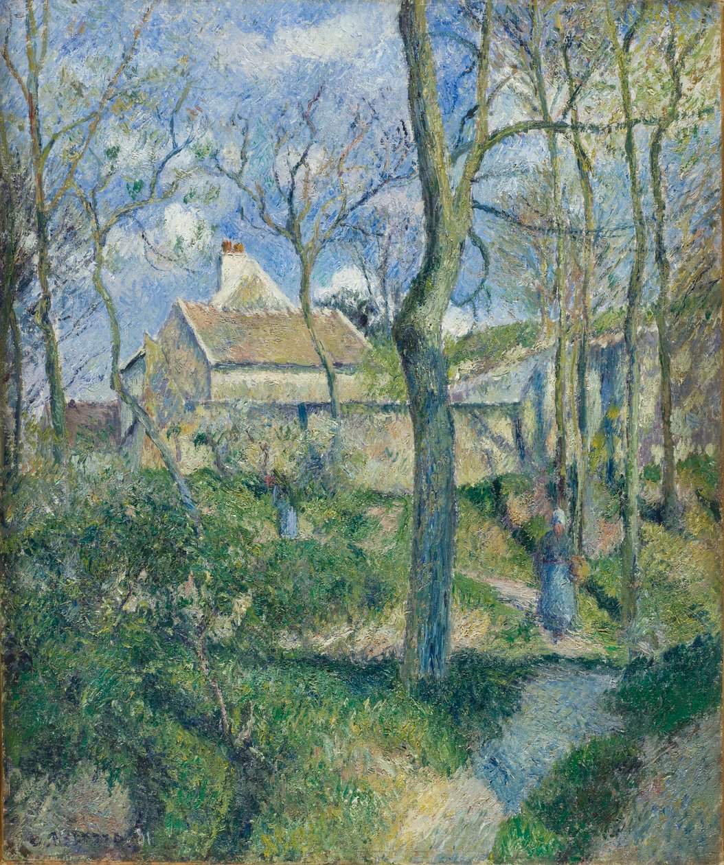 Le chemin vers Les Pouilleux, Pontoise - Camille Jacob Pissarro