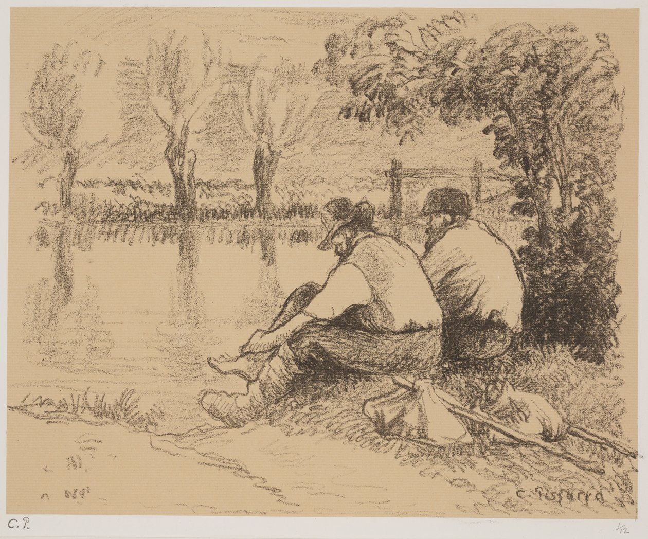 Les vagabonds, vers 1894 - Camille Jacob Pissarro