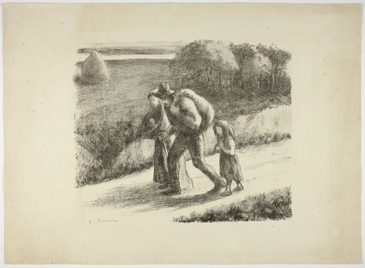 Les vagabonds - Camille Pissarro