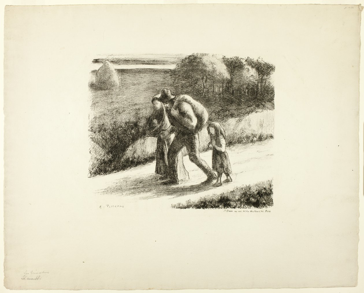Les Vagabonds - Camille Pissarro