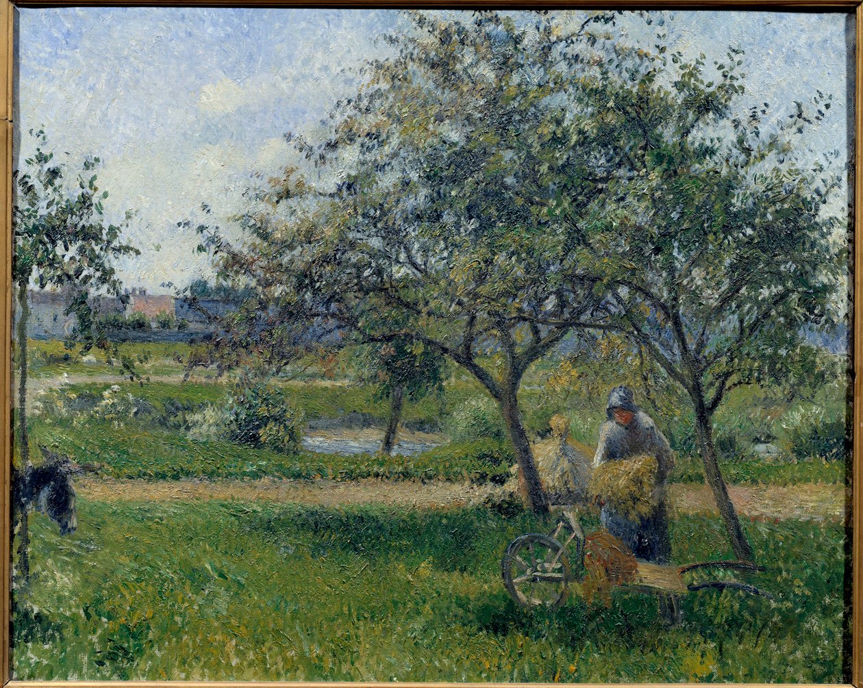 La brouette, verger - Camille Jacob Pissarro
