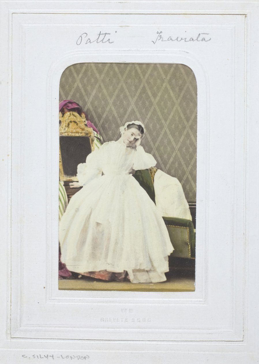 Adelina Patti, Traviata, 1860-69 - Camille Silvy