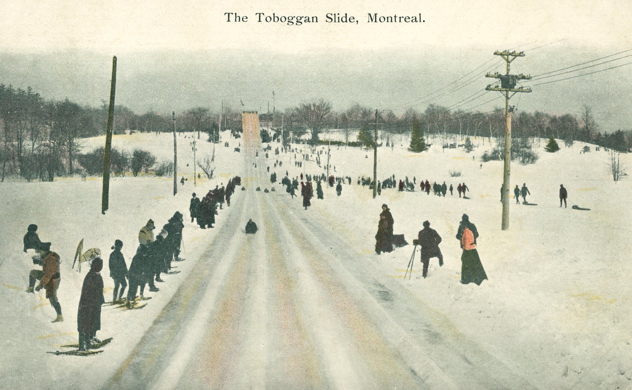 Toboggan, Montréal, Québec, Canada (photo couleur) - Canadian Photographer