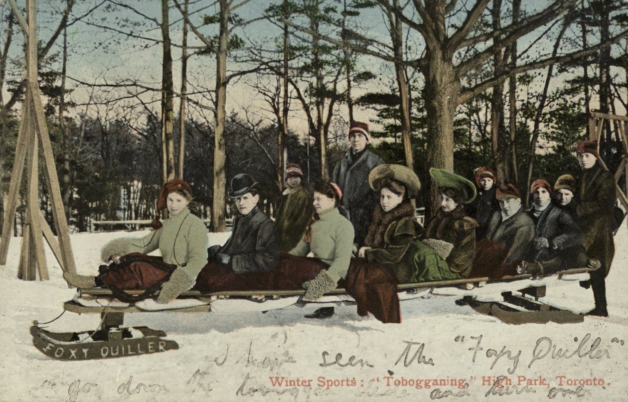 Toboggan, High Park, Toronto, Canada (photo en couleur) - Canadian Photographer