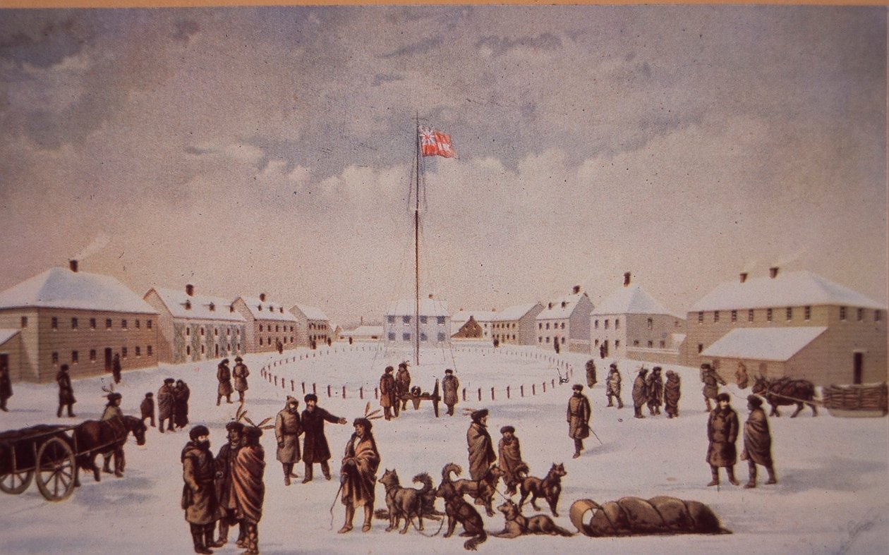 Rébellion de Riel au Canada, Fort Garry capturé par Riel en 1869 - Canadian School