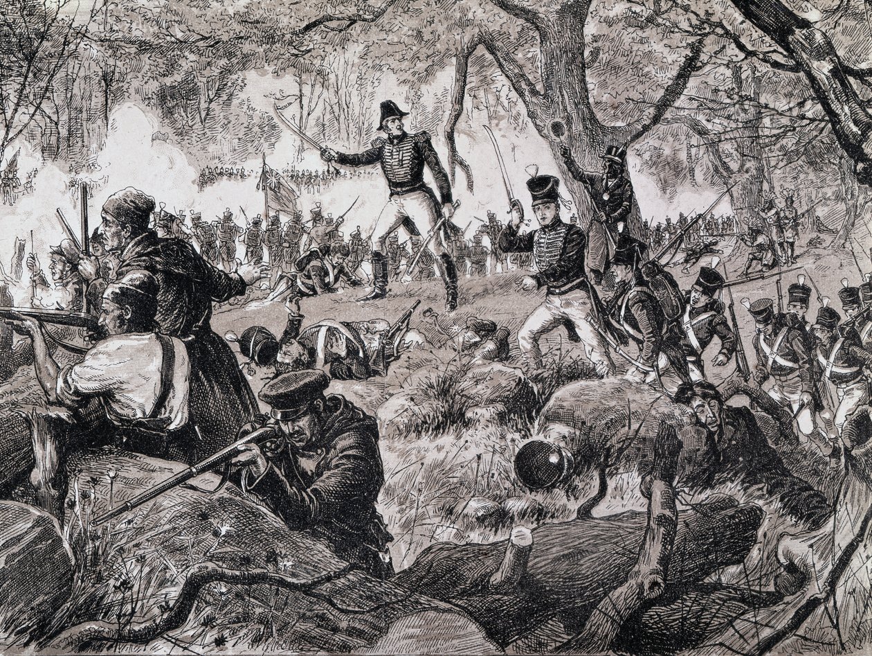 La bataille de Châteauguay, 26 octobre 1813, 1880 - Canadian School