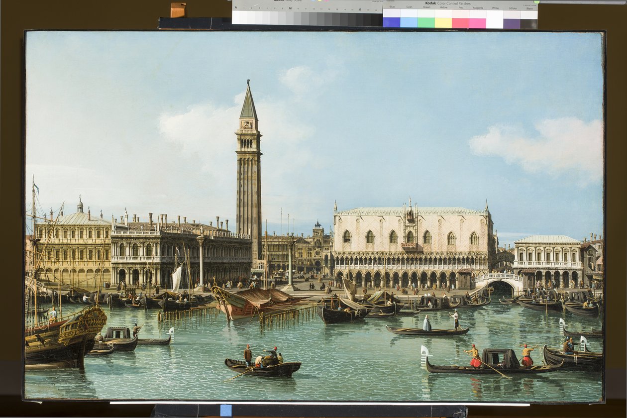 Le Molo depuis le bassin de San Marco, Venise, c.1747-1750 - Giovanni Antonio Canal