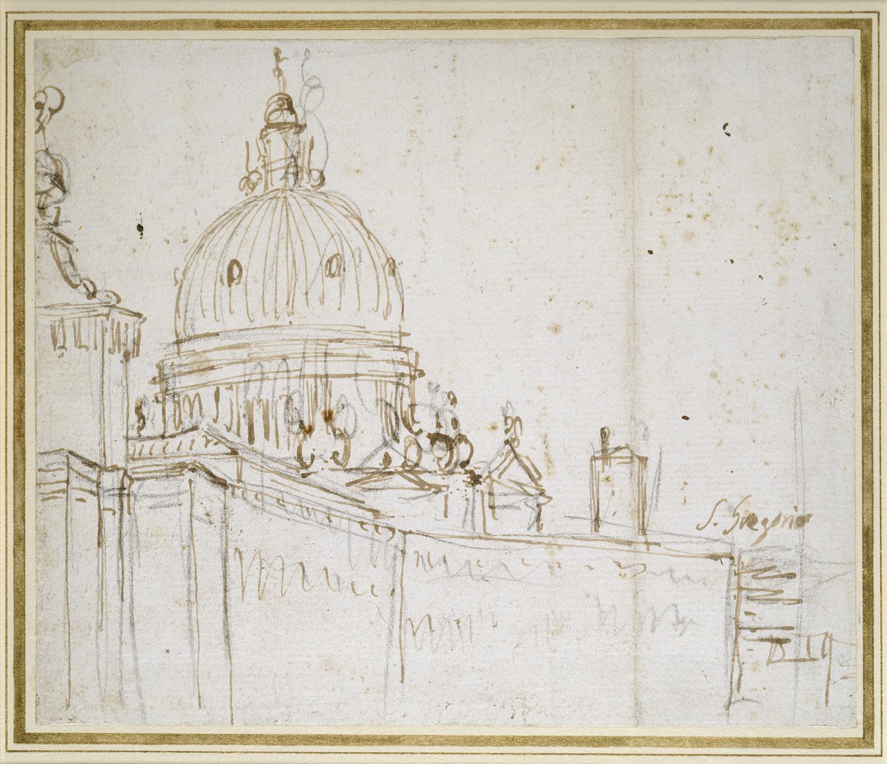 Venise : La Dogana di Mare et S. Maria della Salute - Giovanni Antonio Canal