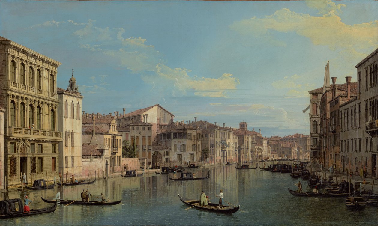 Le Grand Canal de Venise, du Palazzo Flangini au Campo San Marcuola - Canaletto (Giovanni Antonio Canal)