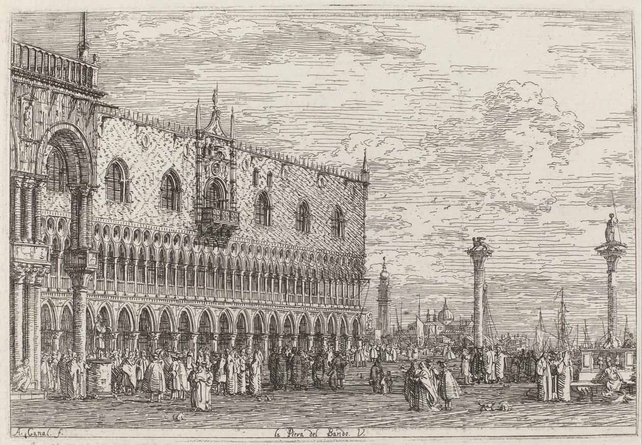 Canaletto - La Piera del Bando. V. - Projet Google Art - Canaletto