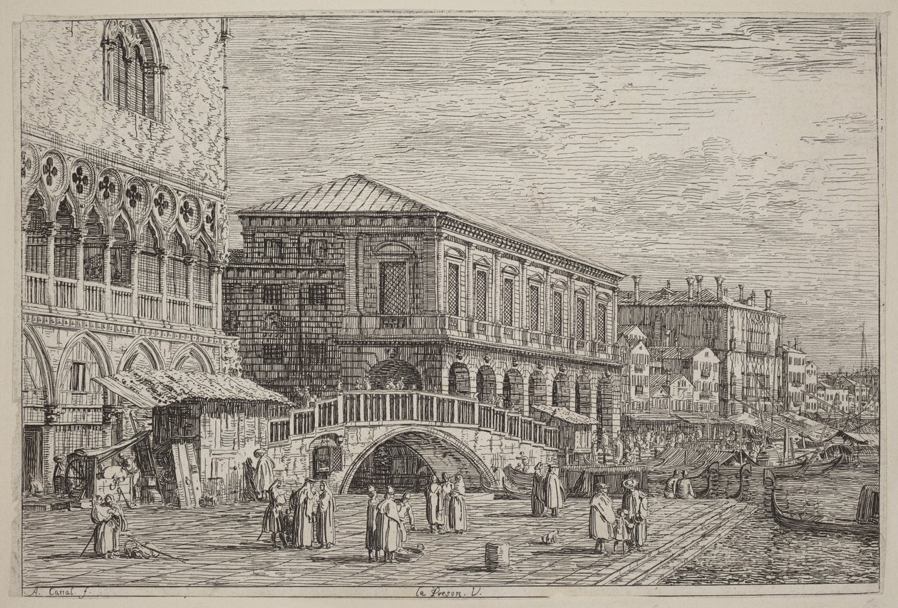 La prison. V. - Canaletto