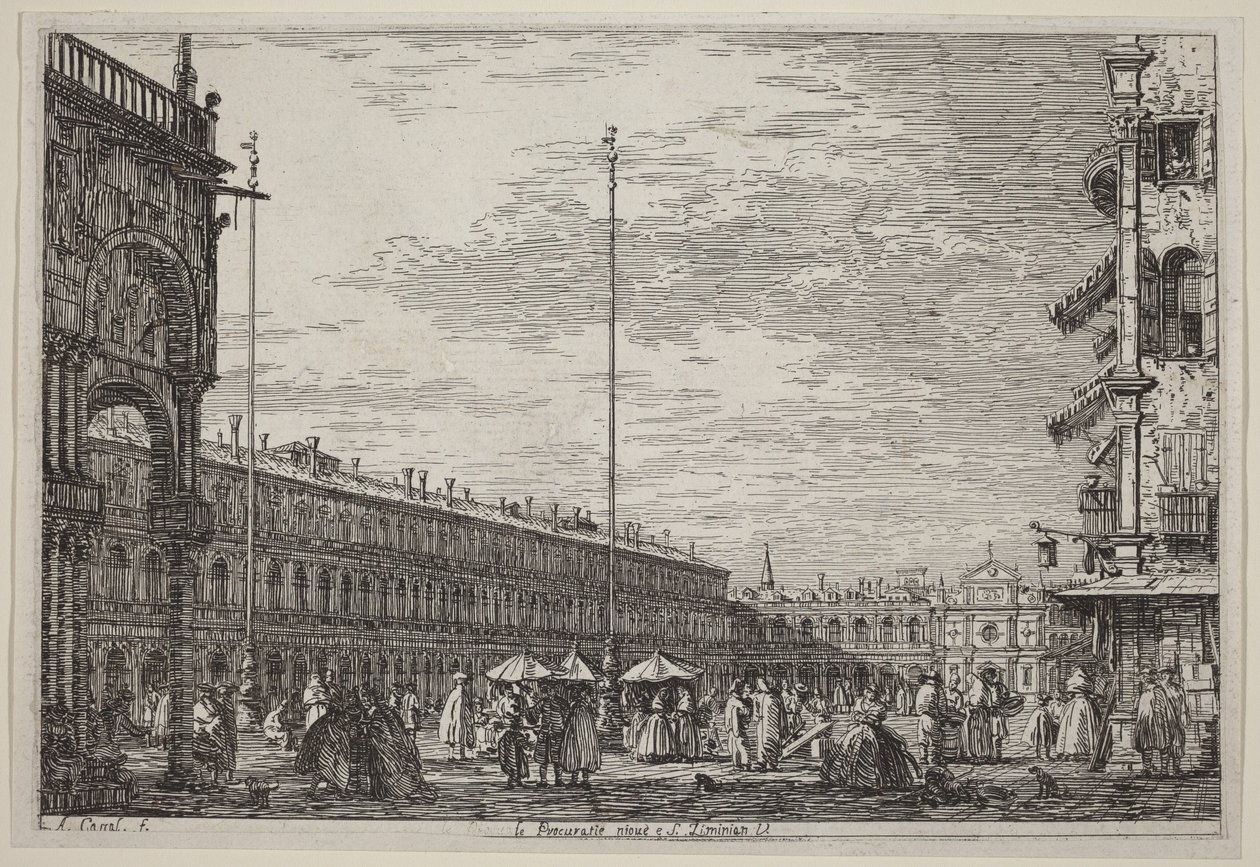 Les nouvelles Procuraties et Saint-Ziminian V. - Canaletto