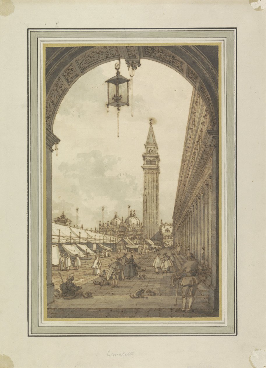 Piazza San Marco, Venise, vue du sud-ouest - Canaletto