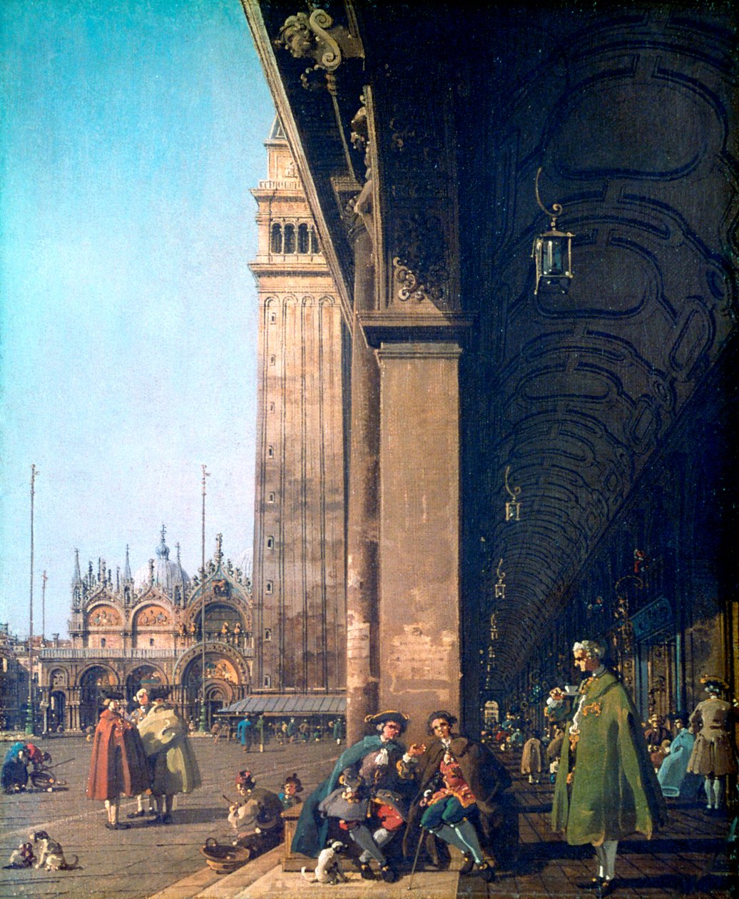 Piazza San Marco et la colonnade, 1756 - Giovanni Antonio Canal