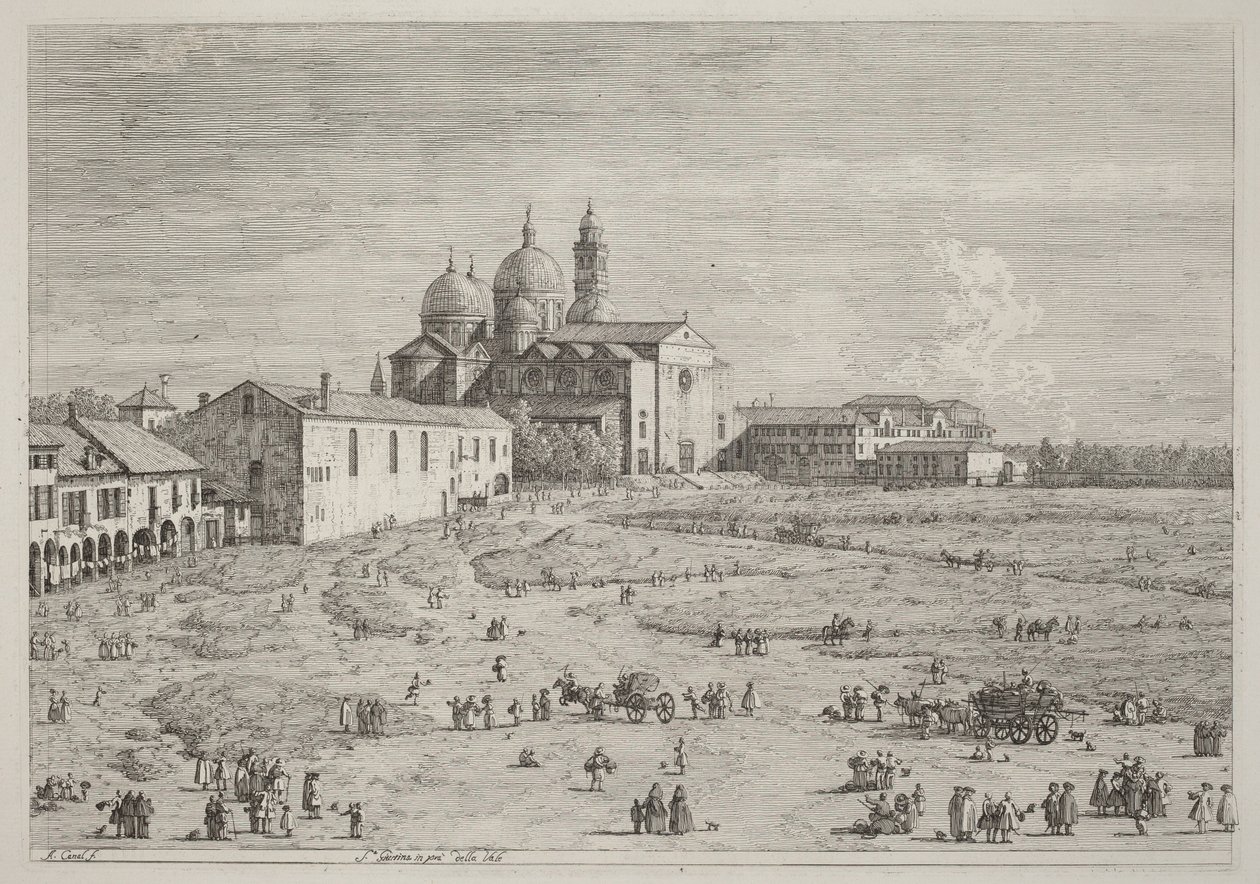 Sainte-Justine à Prà della Valle - Canaletto