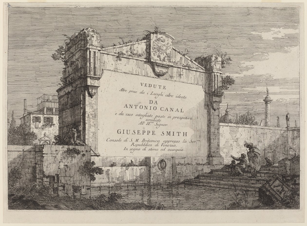 Page de titre, c. 1735-1746 - Canaletto