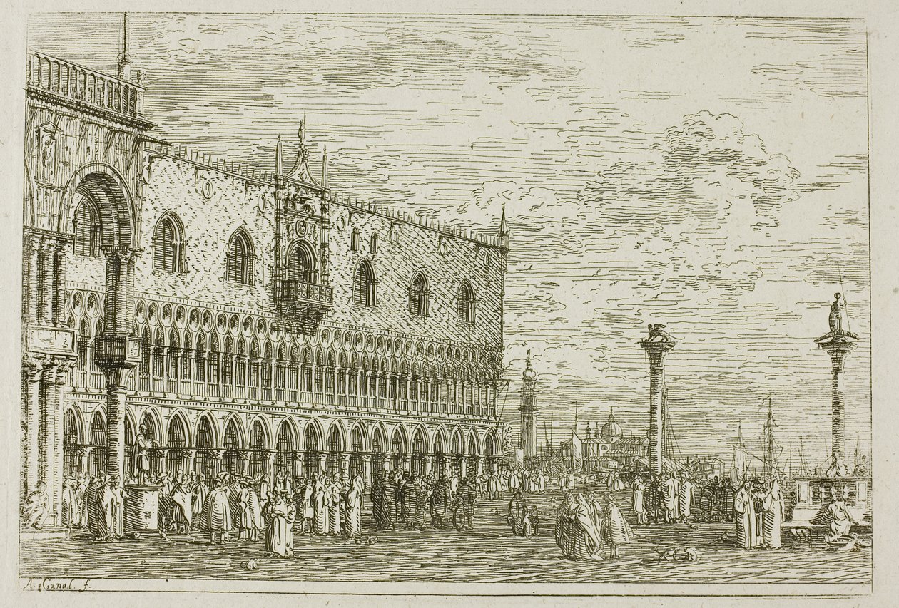 la Piera del Band V, de Vedute - Canaletto