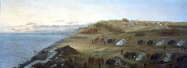 Camp argentin à Uruguaiana, Rio Grande, Brésil - Candido Lopez