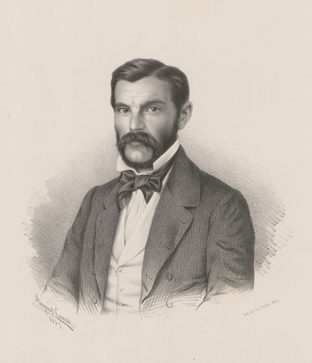 Portrait de László Thenke - Canzi Ágost Elek