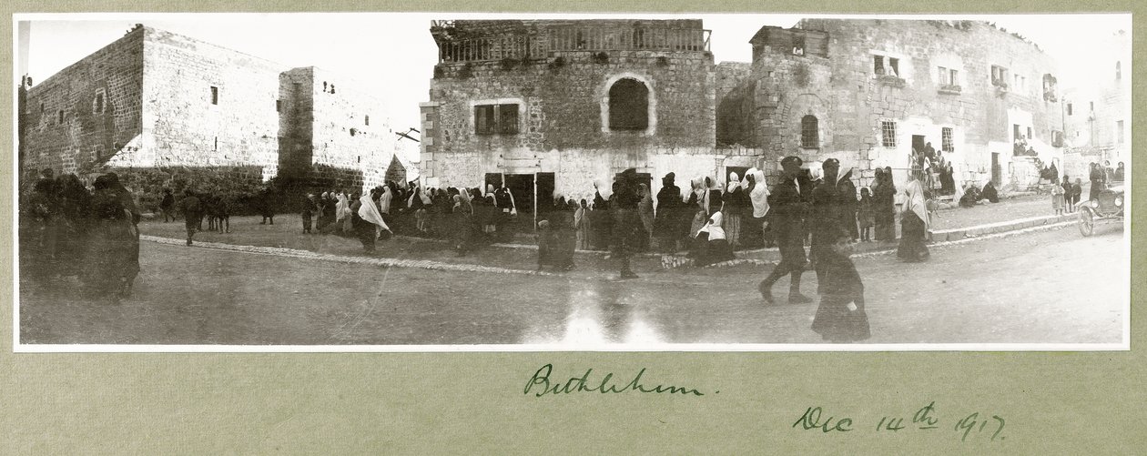 Bethléem, 14 décembre 1917 - Capt. Arthur Rhodes