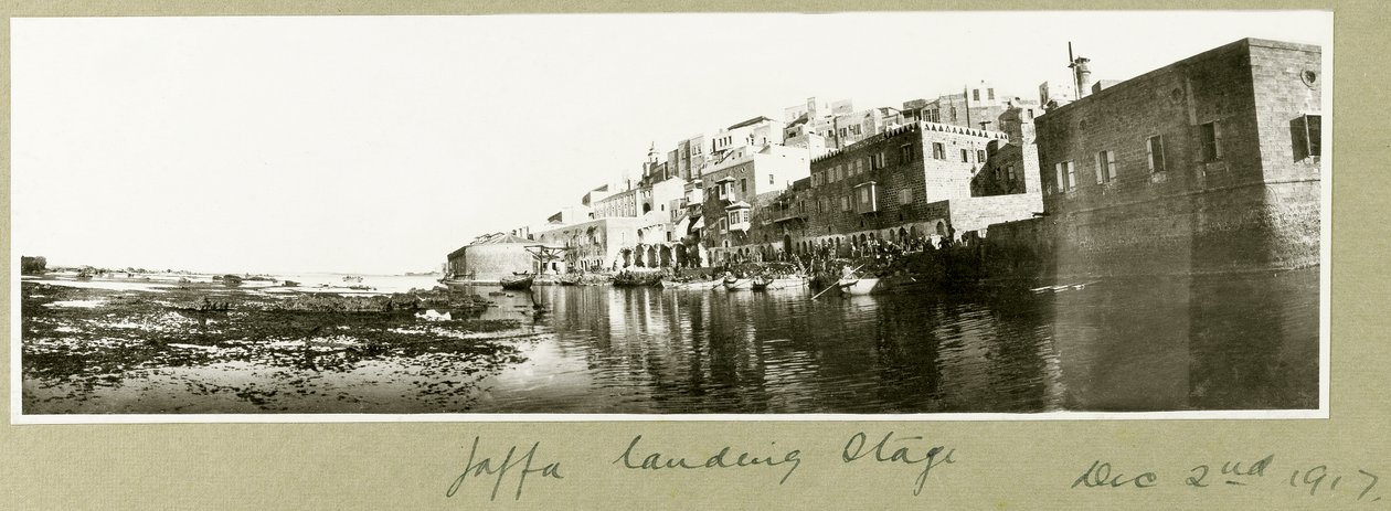 Quai de débarquement de Jaffa, 2 décembre 1917 - Capt. Arthur Rhodes