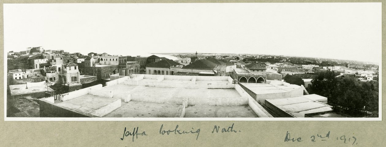 Jaffa vers le nord, 2 décembre 1917 - Capt. Arthur Rhodes