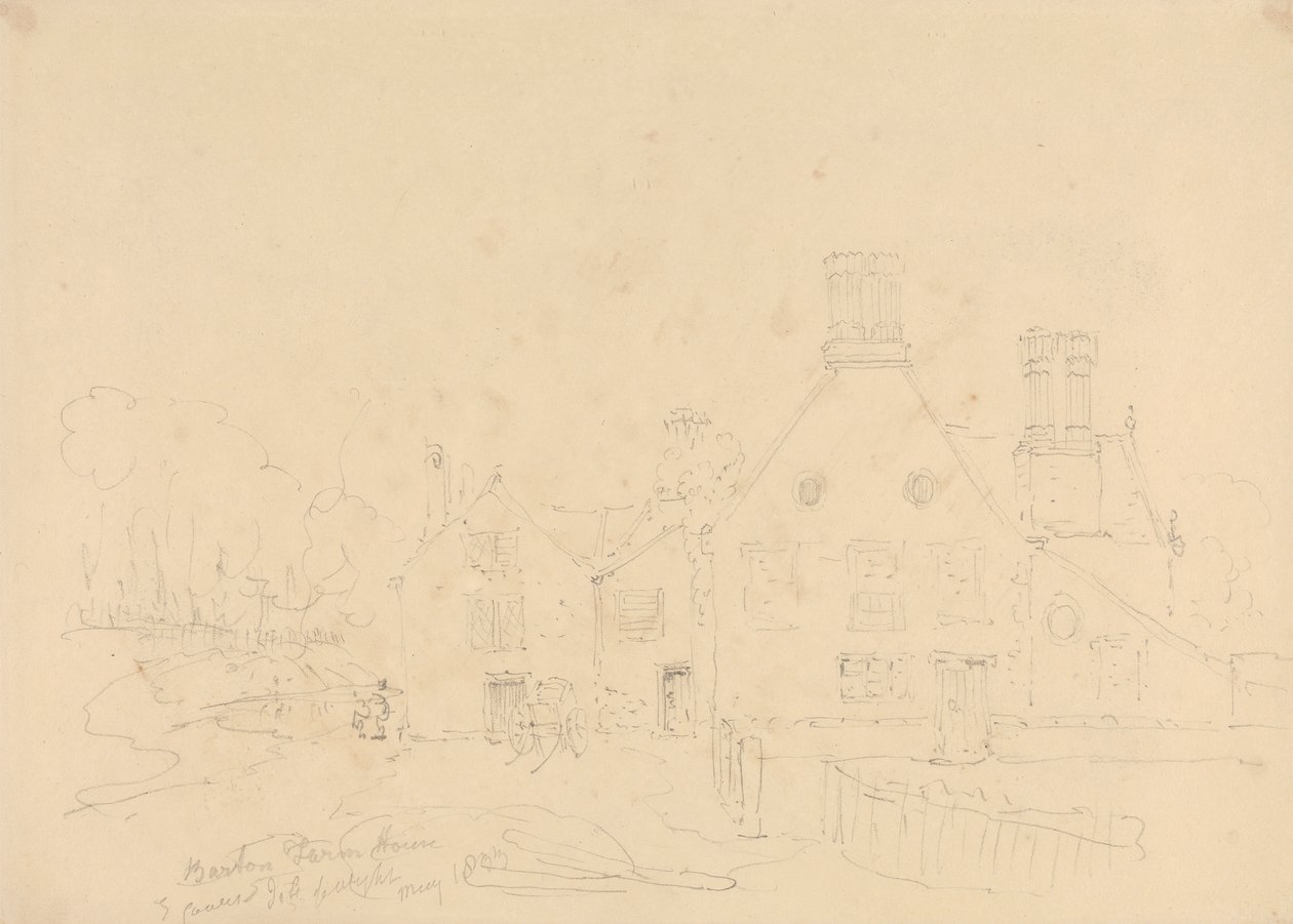Ferme de Barton, East Cowes, Île de Wight, mai 1833 - Capt. Thomas Hastings