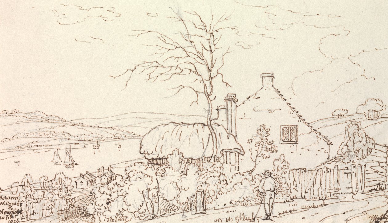 Entre West Cowes et Newport, 20 février 1826 - Capt. Thomas Hastings
