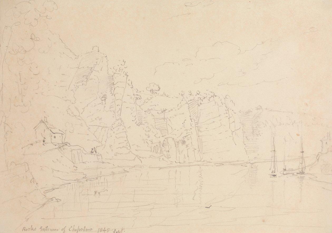 Entrée de Chepstow, septembre 1845 - Capt. Thomas Hastings