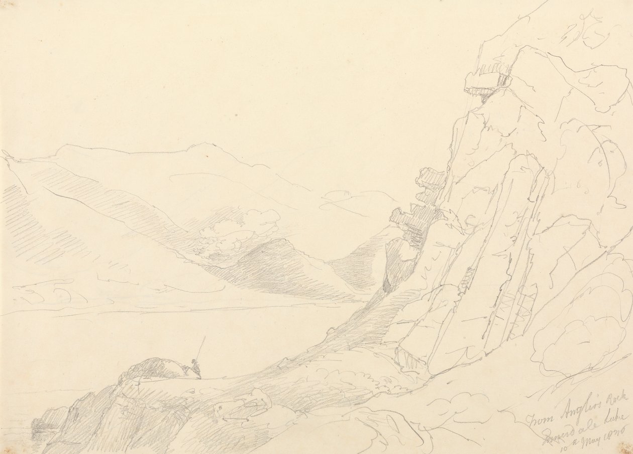 Depuis Anglers Rock, Lac Ennerdale, 10 Mai 1836 - Capt. Thomas Hastings