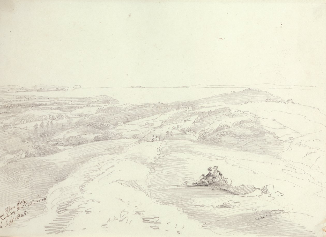 Depuis Elton Hills en direction de Clevedon, 6 septembre 1845 - Capt. Thomas Hastings