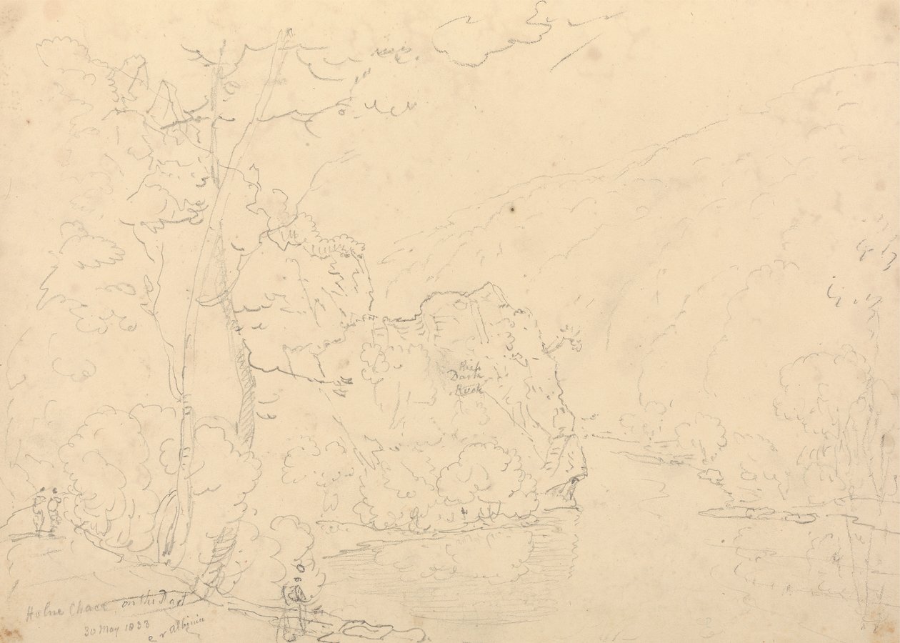 Holne Chase sur le Dart, 30 mai 1833 - Capt. Thomas Hastings