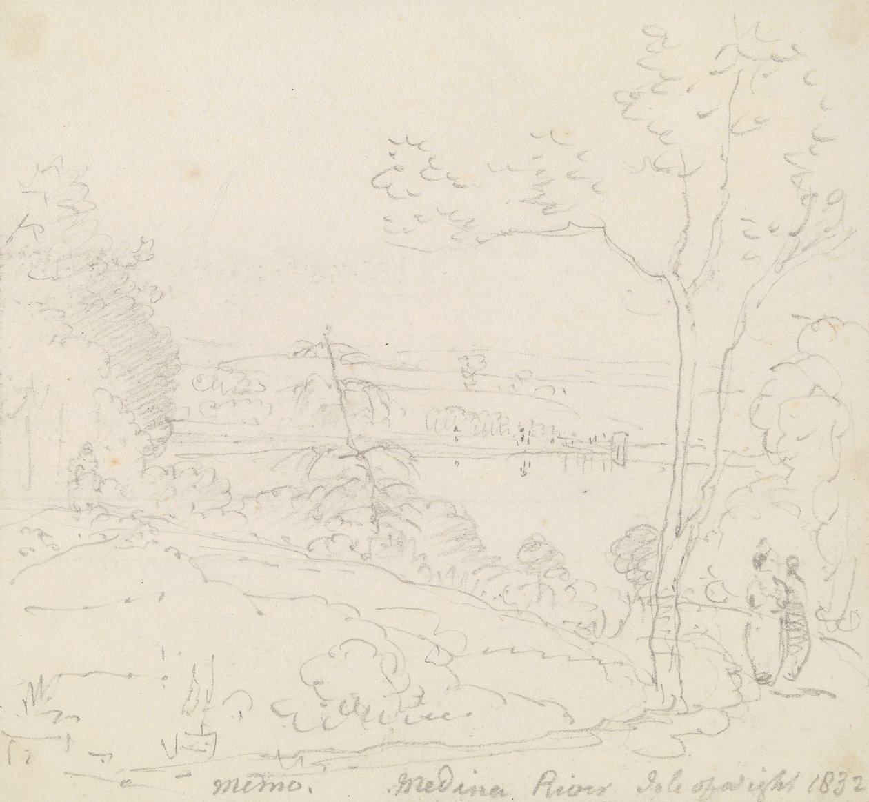 Mémo de la Rivière Medina, Île de Wight - Capt. Thomas Hastings
