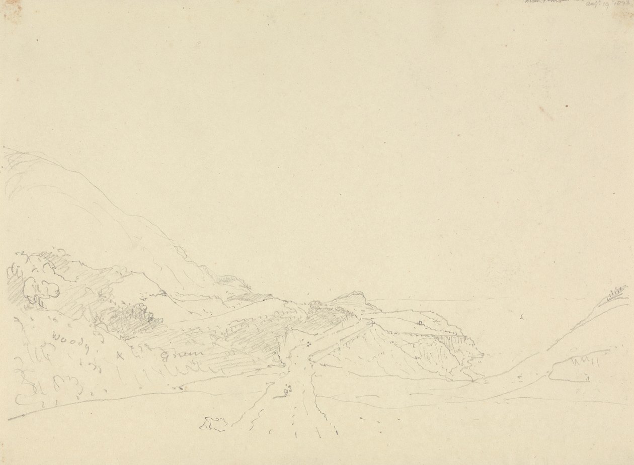 Près de Ventnor Down, 19 août 1826 - Capt. Thomas Hastings