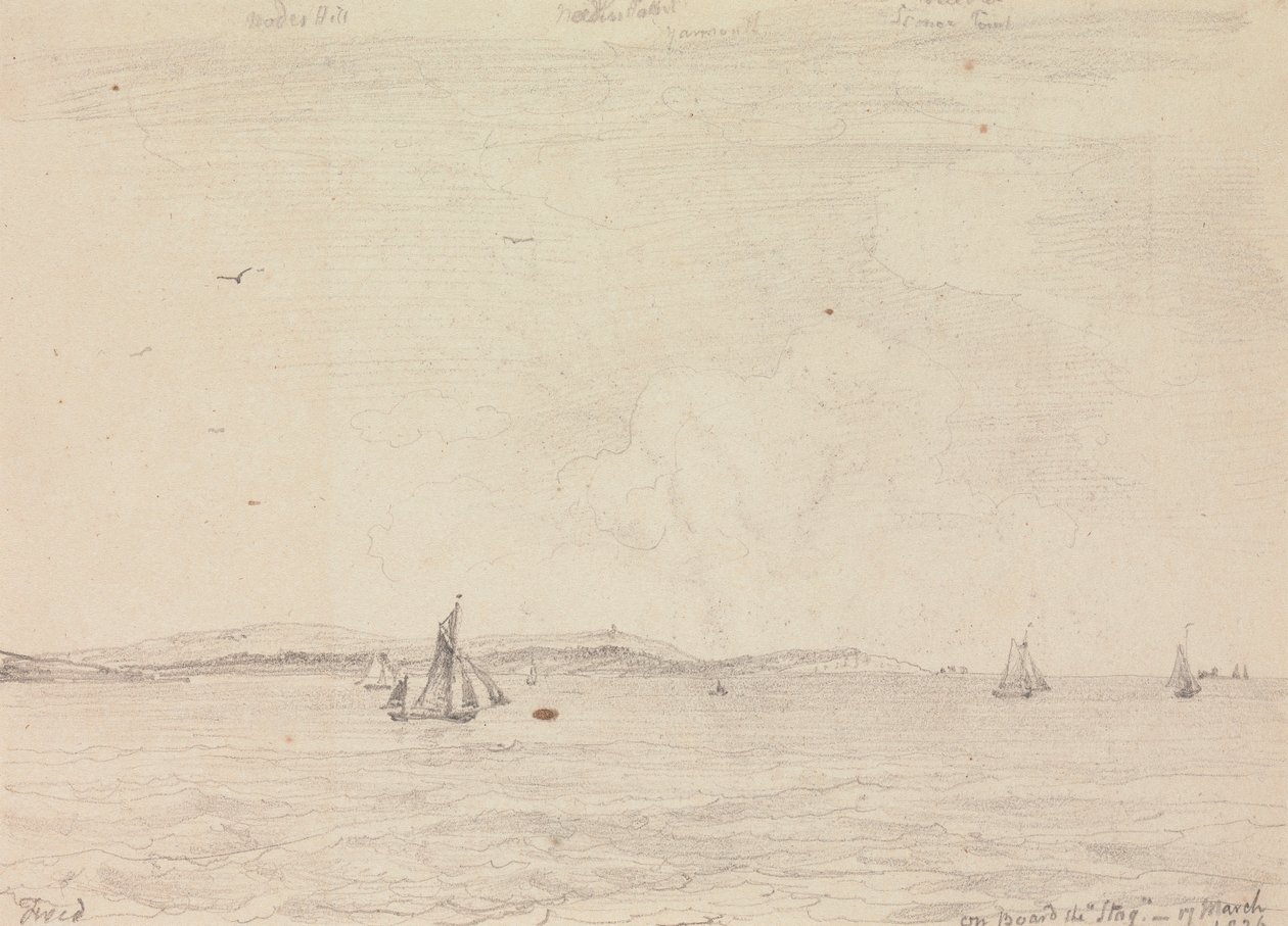 À bord du "Stag", 17 mars 1826 - Capt. Thomas Hastings