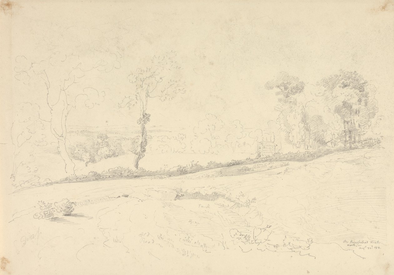 Sur Hampstead Heath, 22 août 1818 - Capt. Thomas Hastings