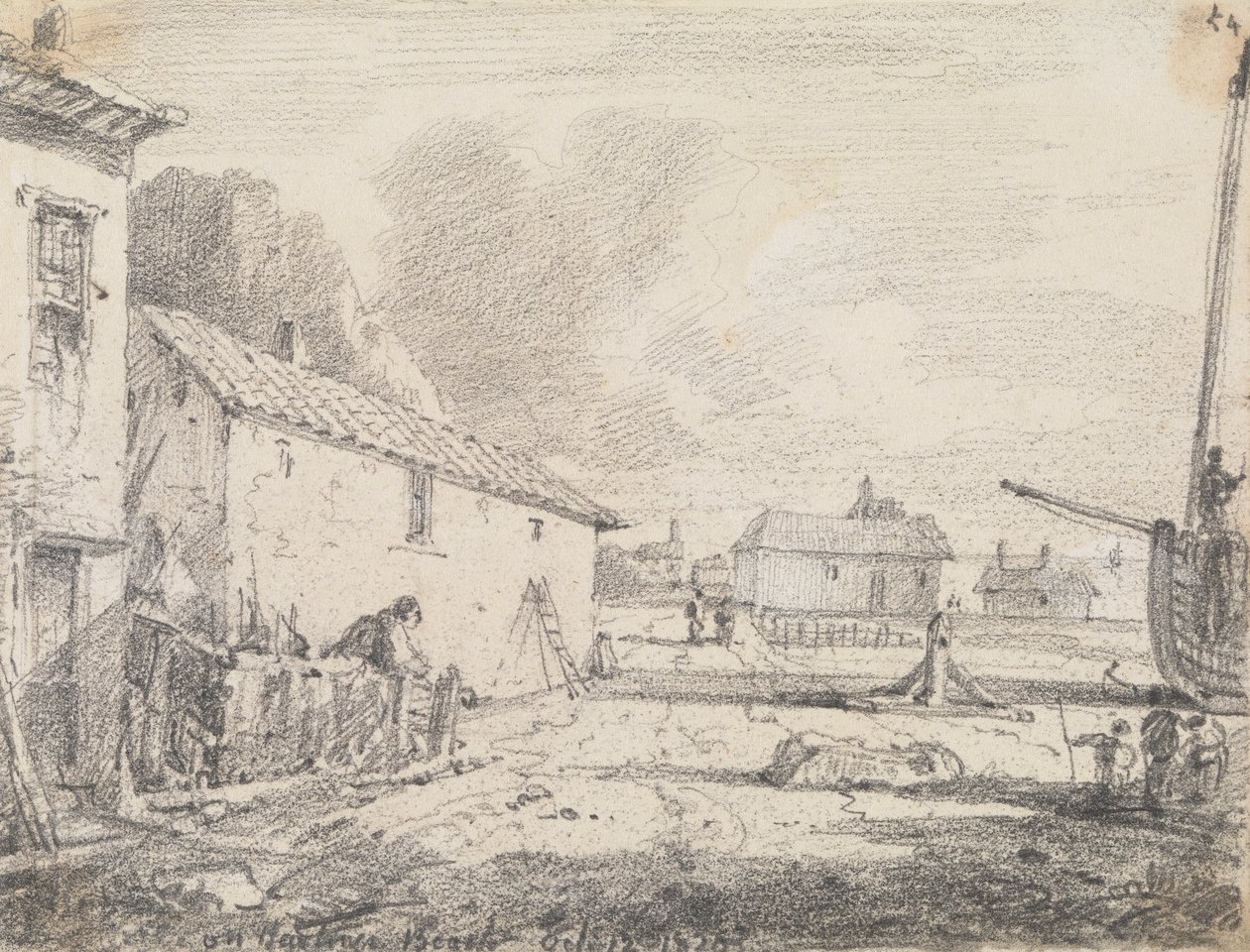 Sur la plage de Hastings, 12 octobre 1820 - Capt. Thomas Hastings