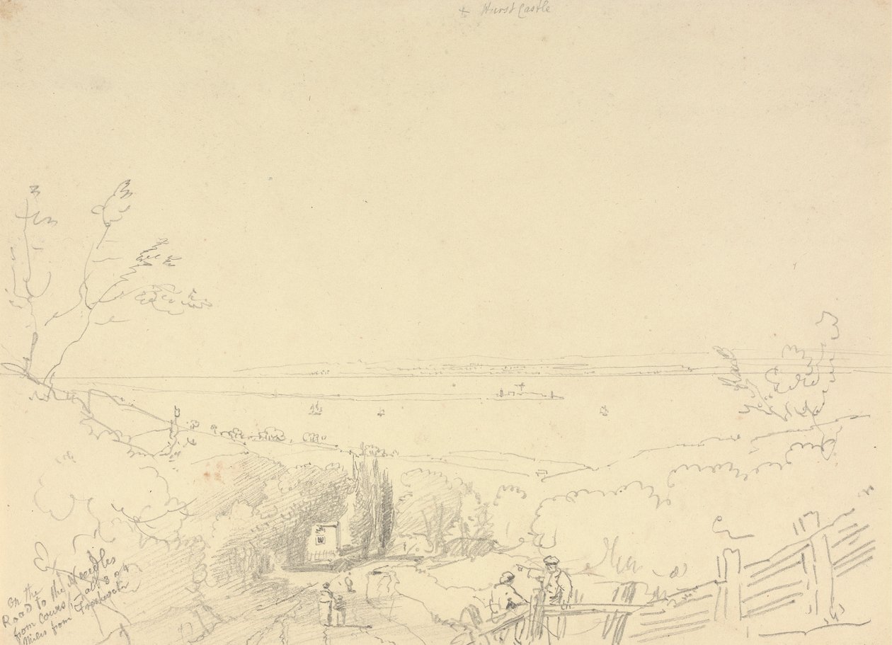 Sur la route des Needles depuis Cowes - Capt. Thomas Hastings