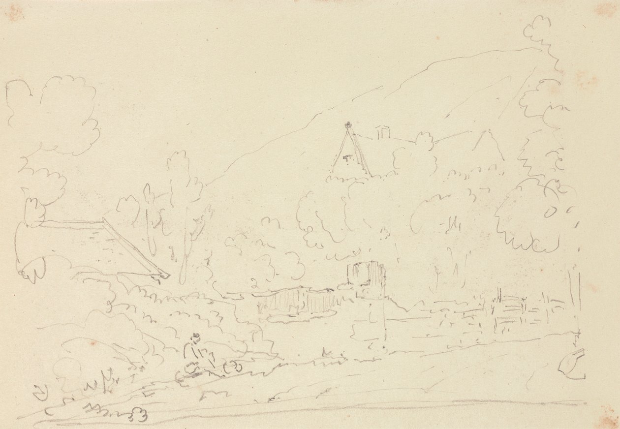 Croquis de cottages dans les arbres - Capt. Thomas Hastings