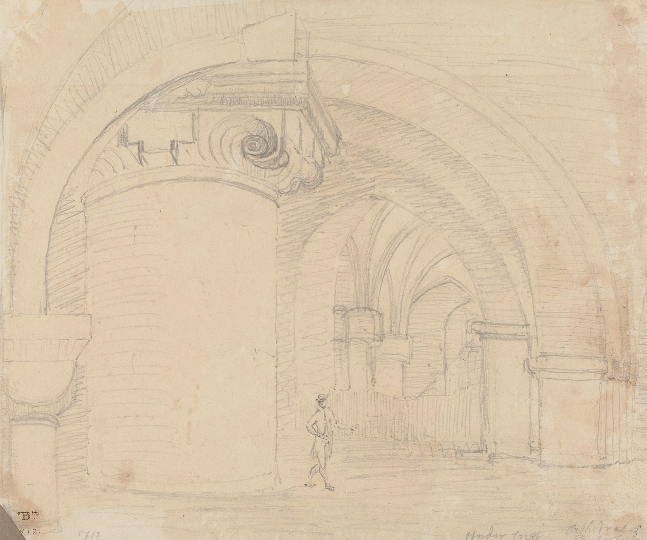 Souterrain, cathédrale de Canterbury - Capt. Thomas Hastings