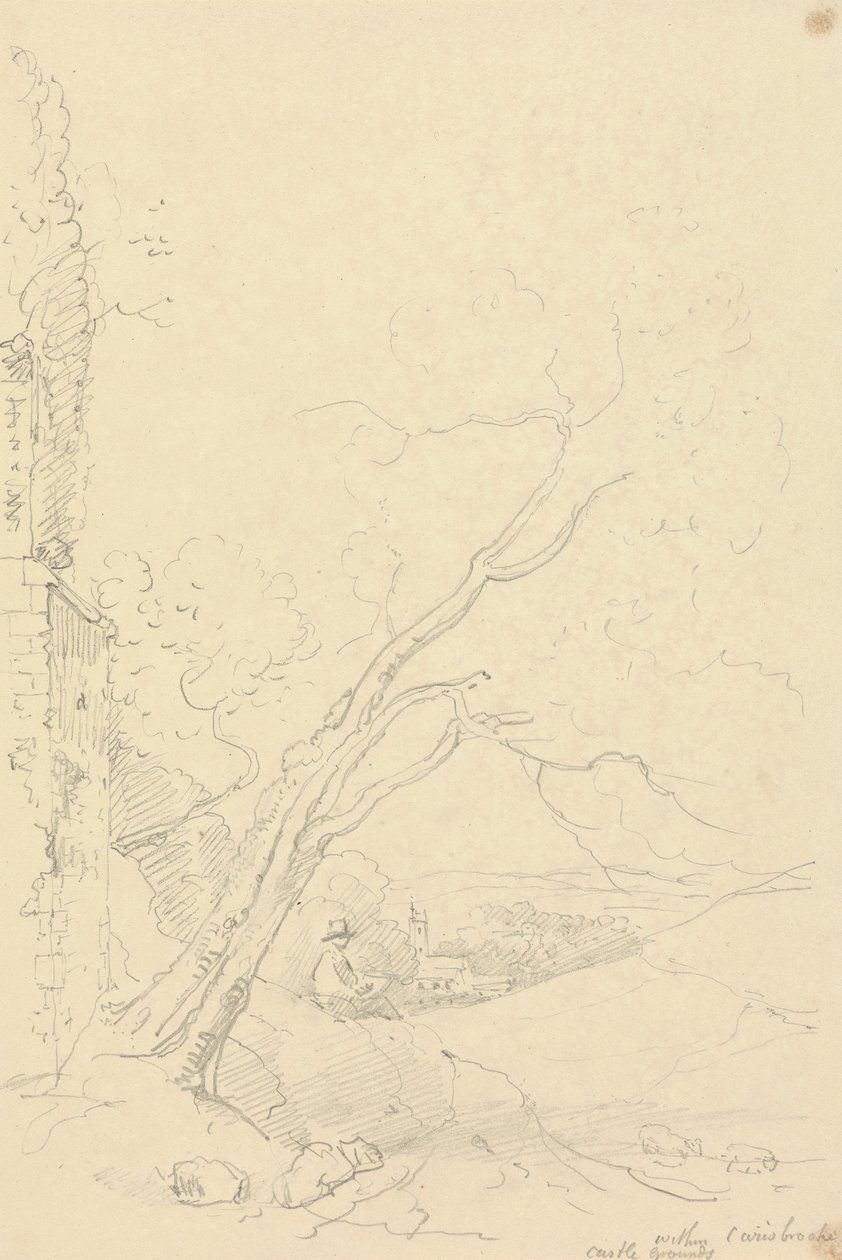 Dans les jardins du château de Carisbrooke, Île de Wight - Capt. Thomas Hastings