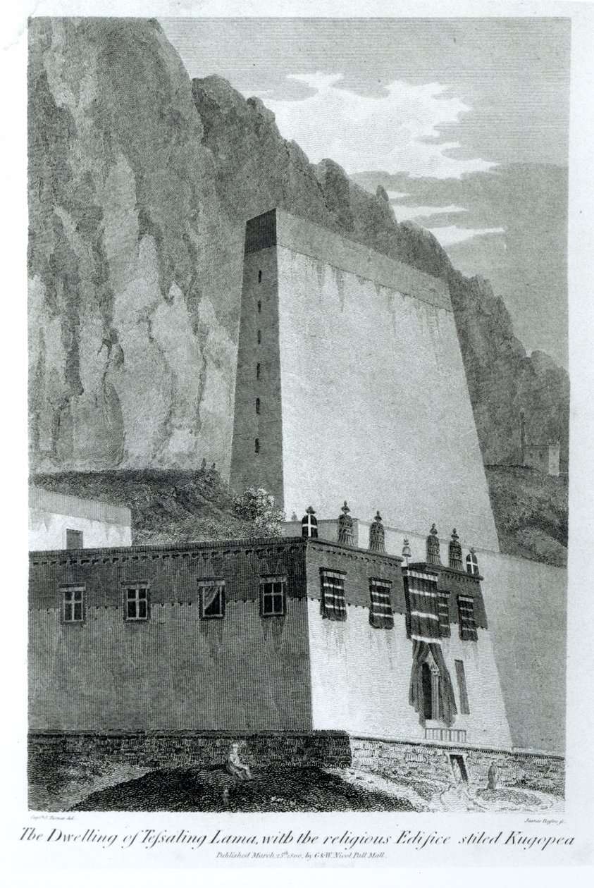 La demeure de Tefsaling Lama avec l