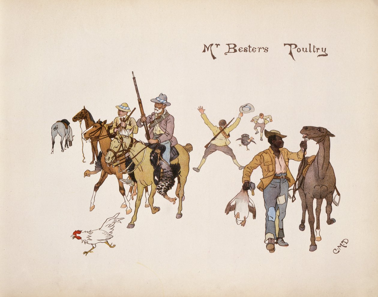La volaille de M. Bester, de The Leaguer of Ladysmith, 1900 - Captain Clive Dixon