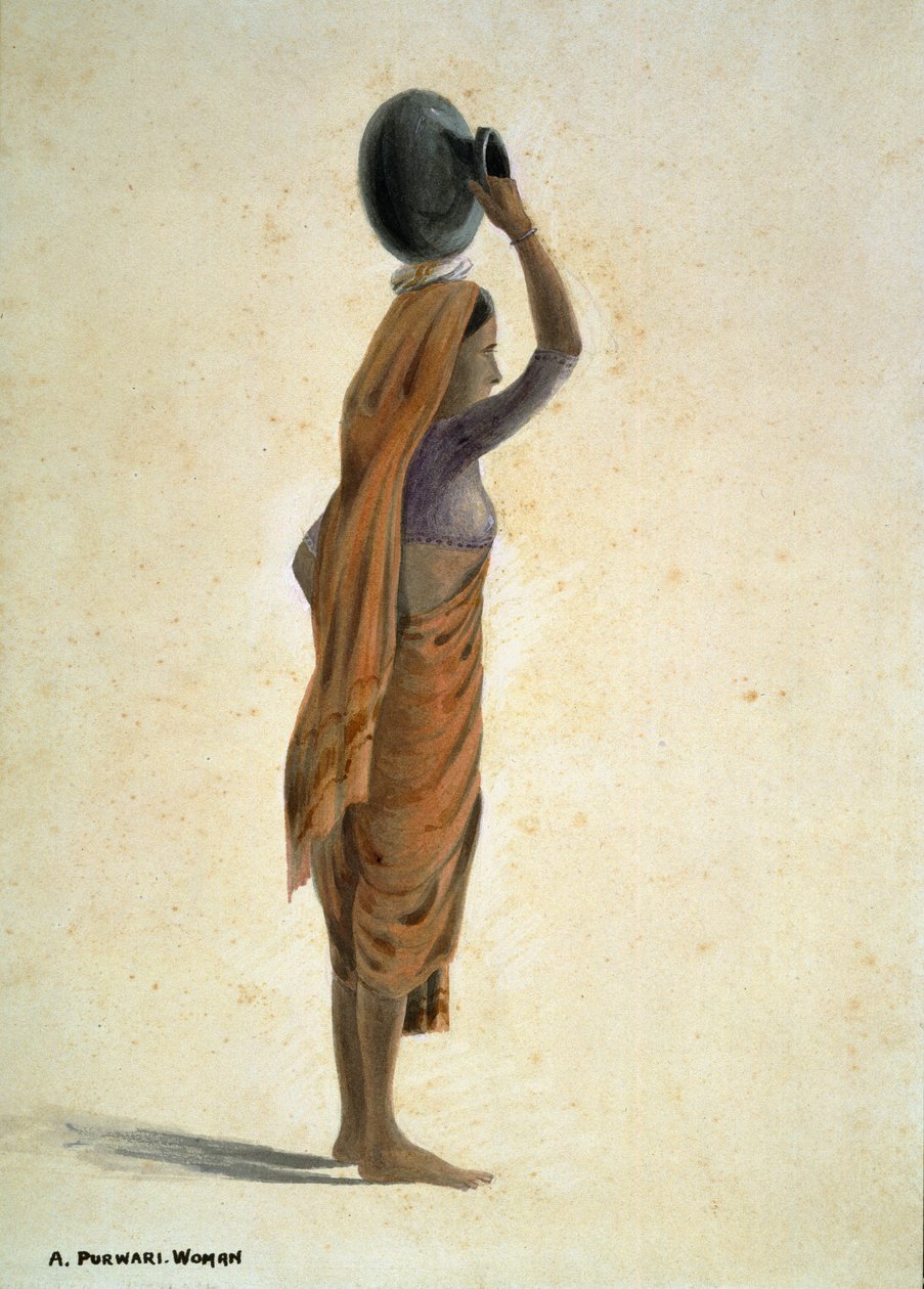 Une femme Purwari, Inde - Captain Cornelius Francis James