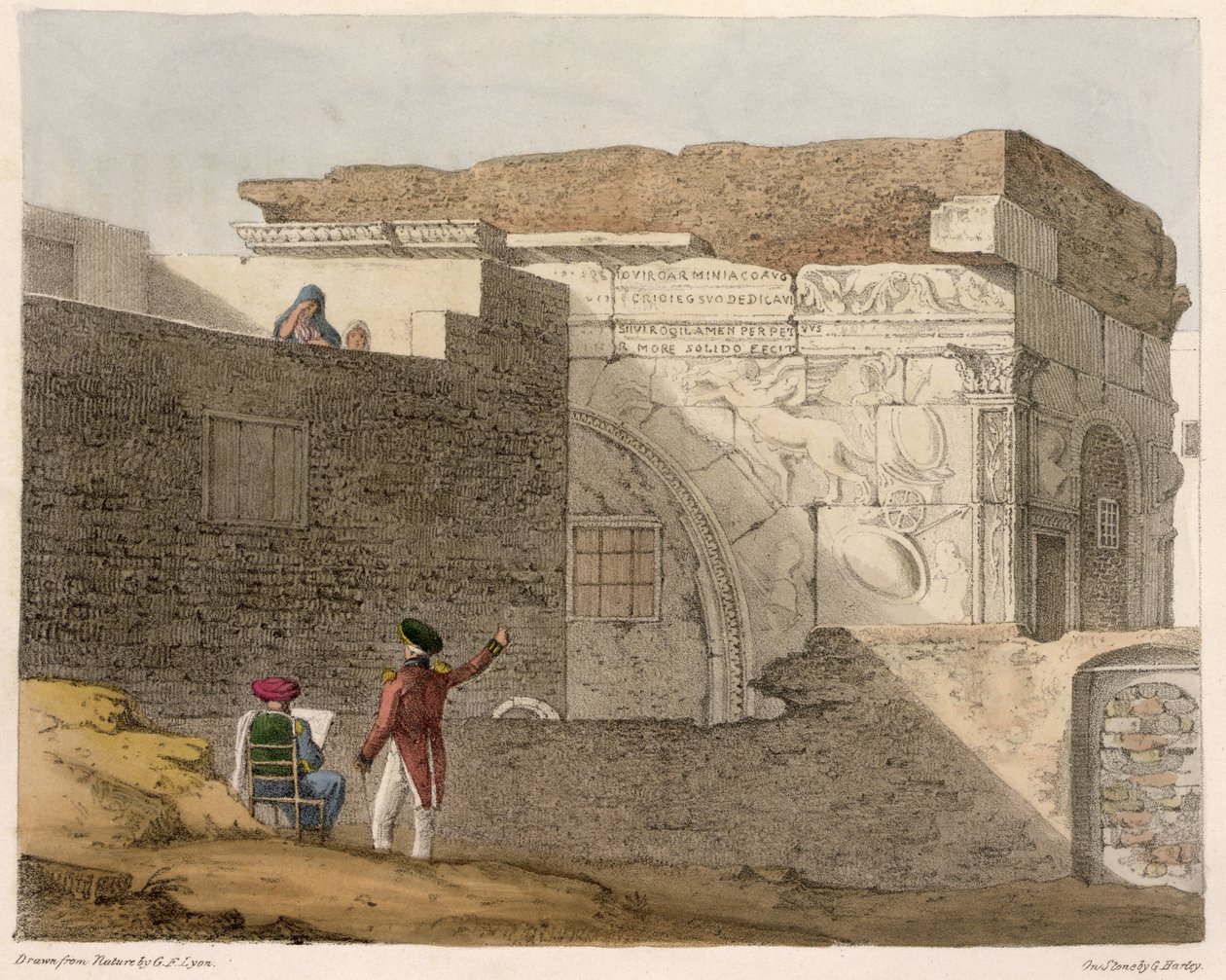 Arc de triomphe, Tripoli, planche 4 de 