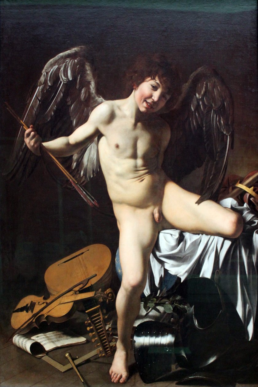 Allemand : Amor als Sieger Amor Vincit Omnia - Caravaggio