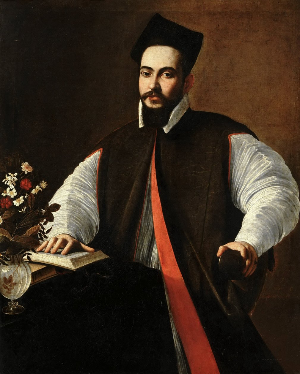Italien : Portrait de Maffeo Barberini Portrait de Maffeo Barberini (Pape Urbain VIII) - Caravaggio